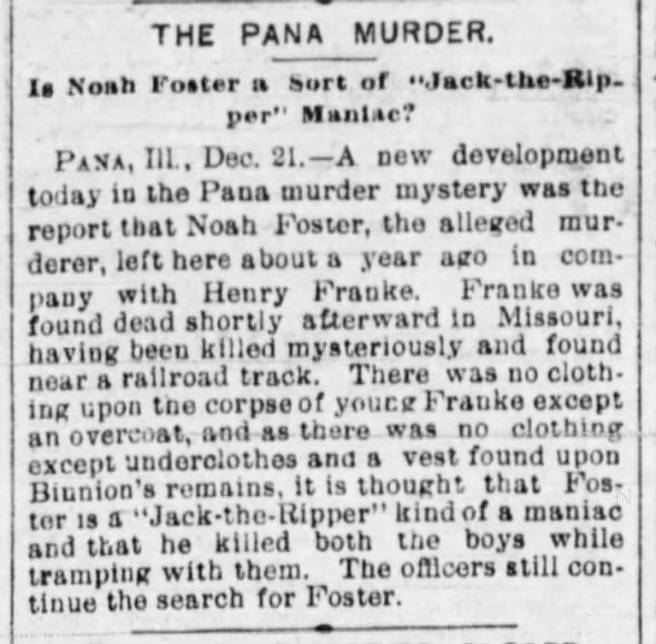 Clipping from The Pantagraph